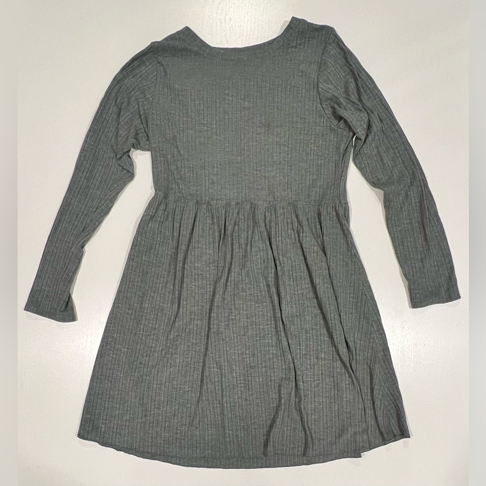 Mi Ami-Francesca's: Long Sleeve Dress: Grey: L